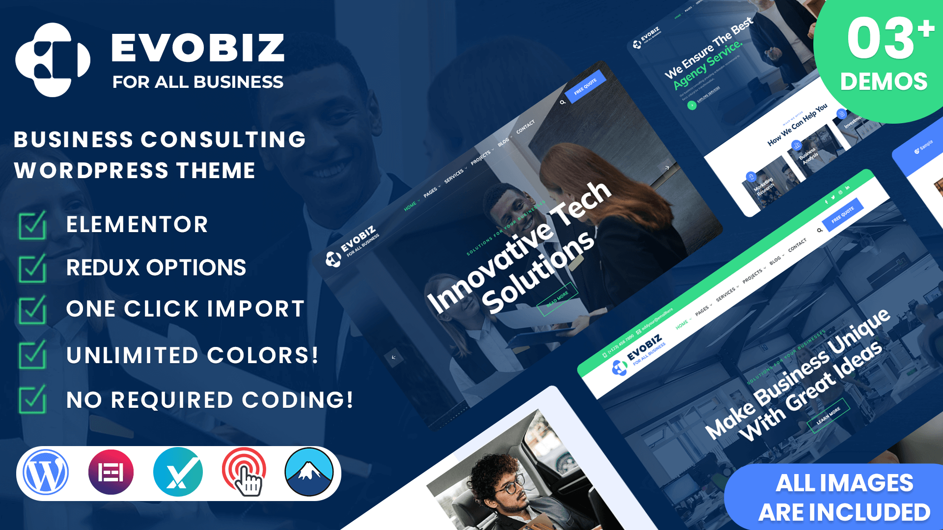 Evobiz - Business Consulting WordPress Theme